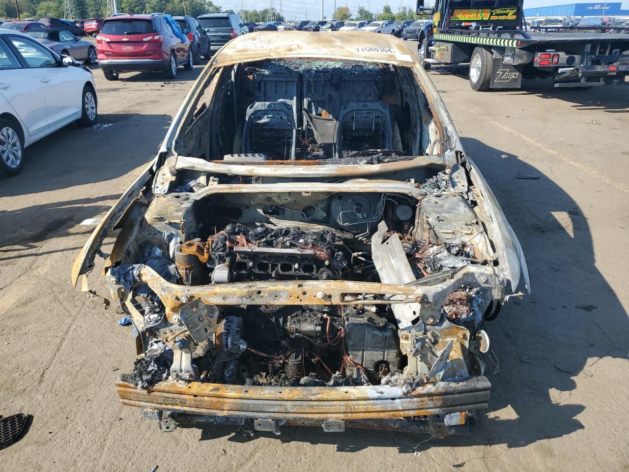 2016 Ford Fusion VIN 3FA6P0H75GR164514 Copart auction photo, burn / missing/altered vin damage thumbnail 5