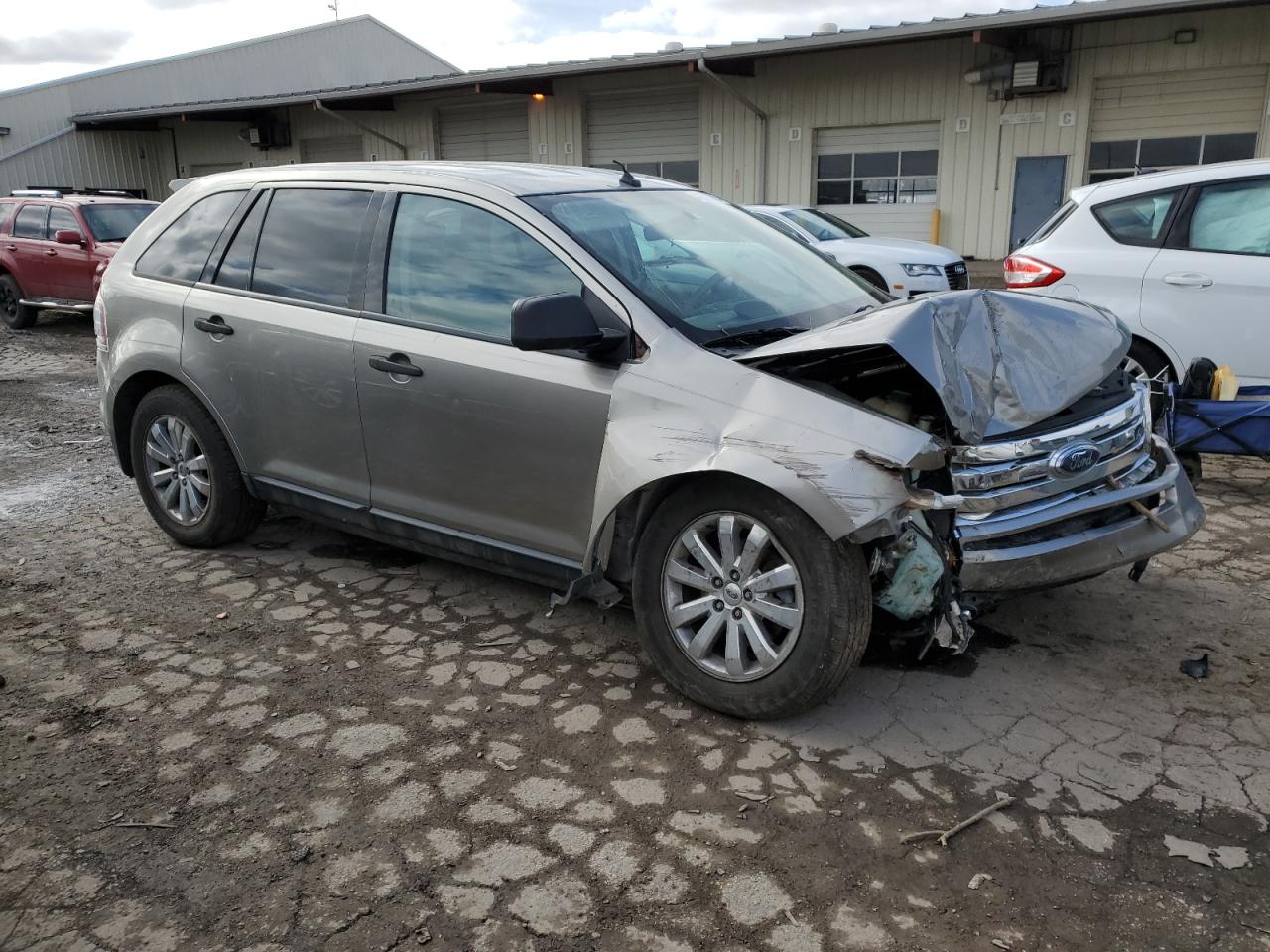 2008 Ford Edge VIN 2FMDK46C98BA04784 Copart auction photo, front end / undercarriage damage thumbnail 4