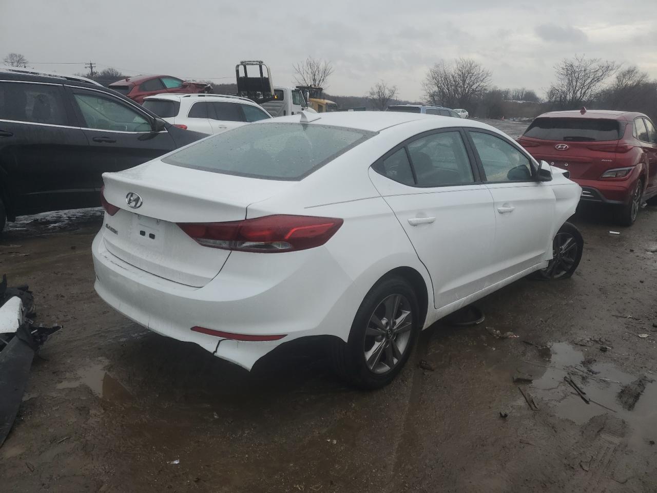 2018 Hyundai Elantra VIN 5NPD84LF8JH380324 Copart auction photo, front end damage thumbnail 3