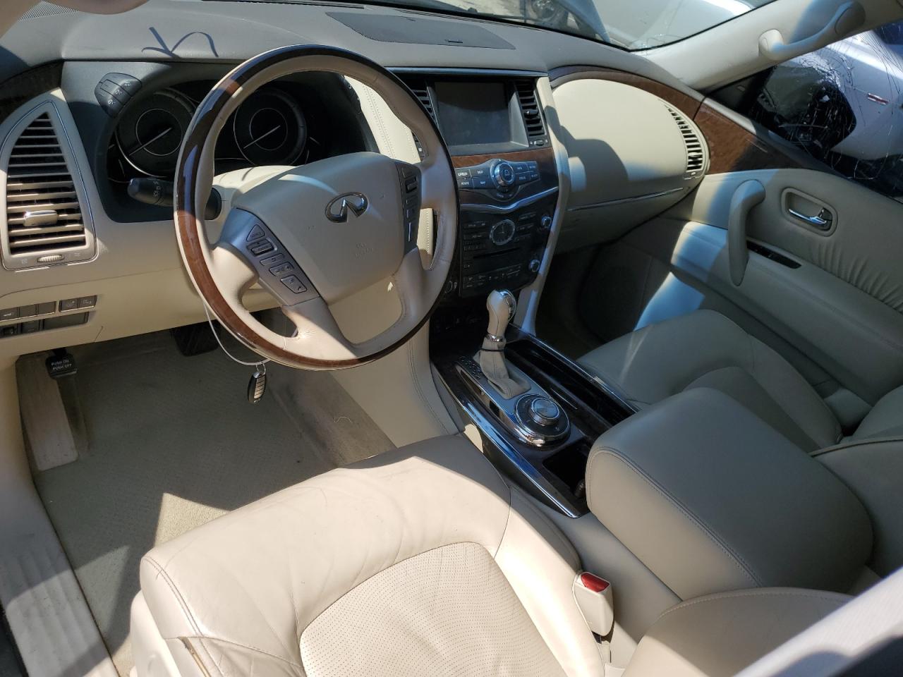 2015 Infiniti QX80 VIN JN8AZ2NEXF9081219 Copart auction photo, front end damage thumbnail 8