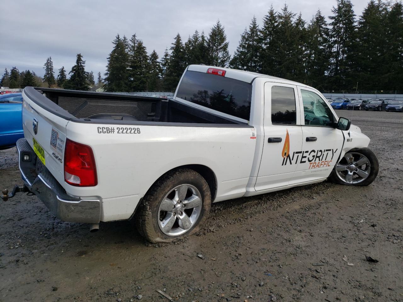 2019 RAM 1500 VIN 1C6RR7FG0KS745260 Copart auction photo, all over damage thumbnail 3