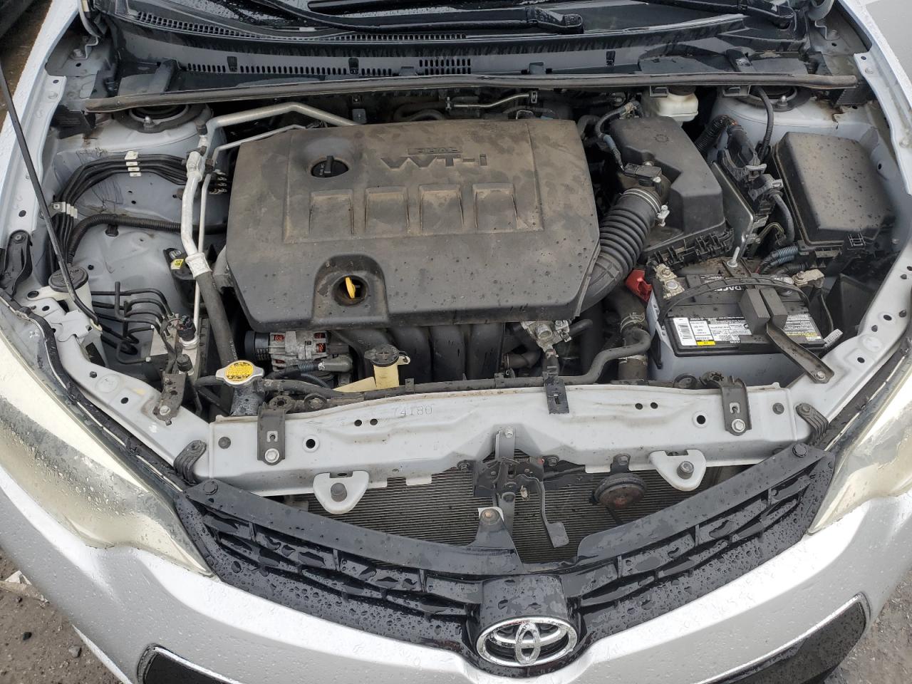 2014 Toyota Corolla VIN 2T1BURHE3EC002257 Copart auction photo, side / rear end damage thumbnail 11