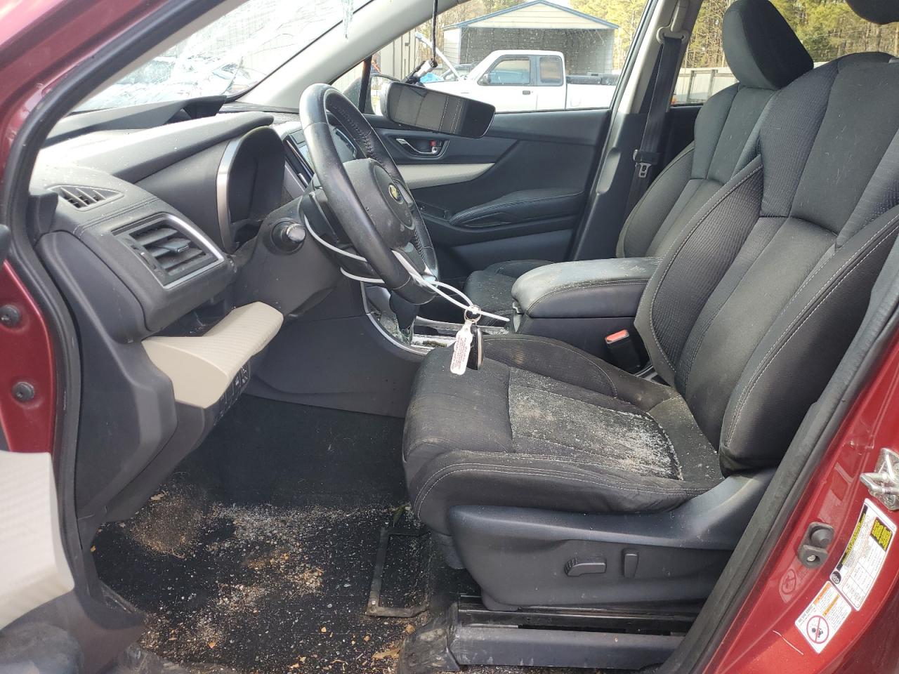 2019 Subaru Ascent VIN 4S4WMAFD4K3435115 Copart auction photo, top/roof damage thumbnail 7