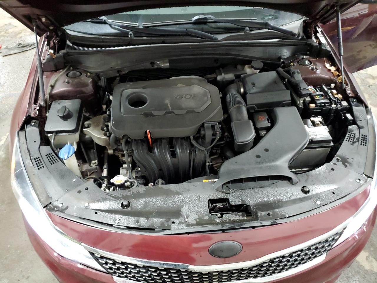2018 KIA Optima VIN 5XXGT4L38JG259127 Copart auction photo, vandalism damage thumbnail 11