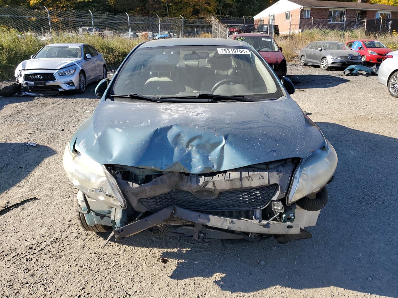2009 Toyota Corolla VIN 1NXBU40E19Z065506 Copart auction photo, front end / rear end damage thumbnail 5