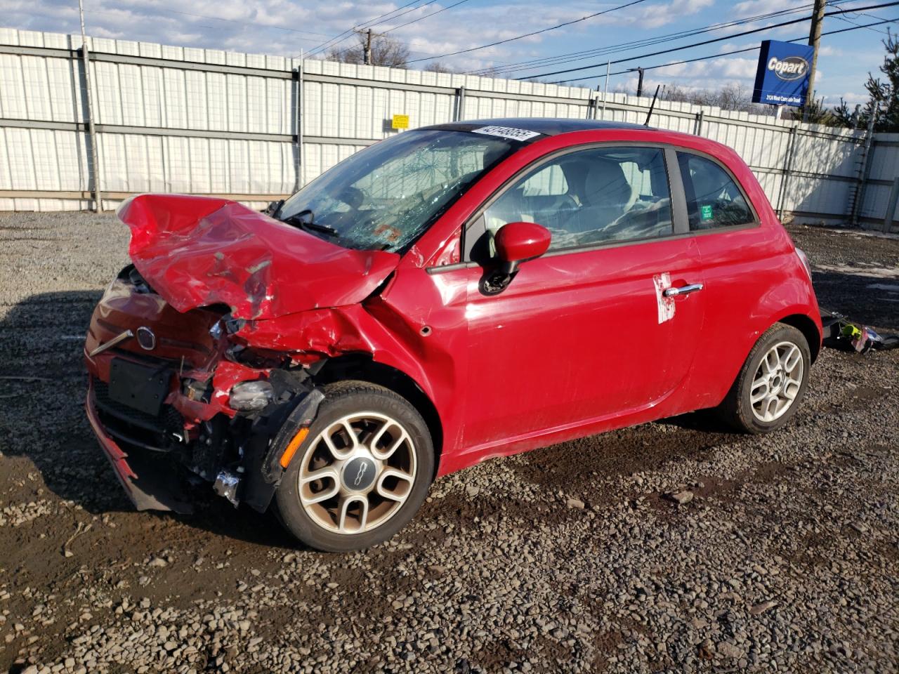 2012 Fiat 500 VIN 3C3CFFAR4CT343756