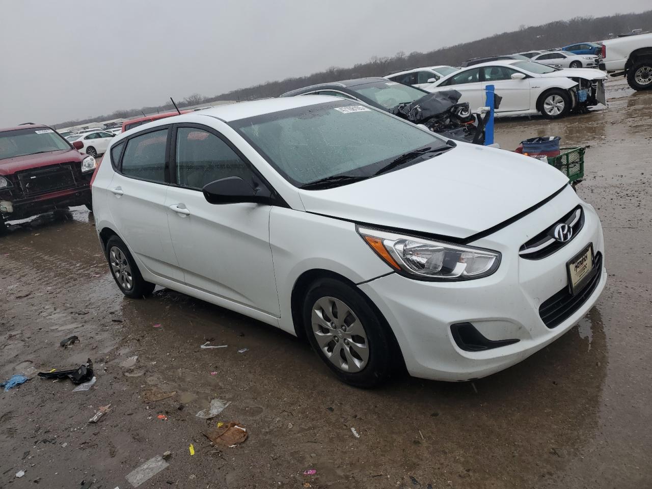 2016 Hyundai Accent VIN KMHCT5AE0GU261011 Copart auction photo, front end damage thumbnail 4