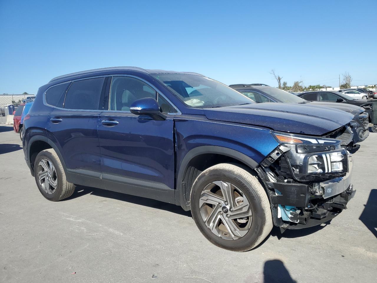 2023 Hyundai Santa Fe VIN 5NMS2DAJ6PH577868 Copart auction photo, front end damage thumbnail 4