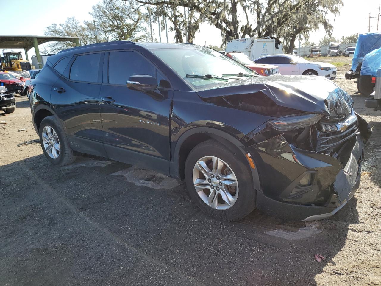 2019 Chevrolet Blazer VIN 3GNKBCRS5KS700737 Copart auction photo, front end damage thumbnail 4