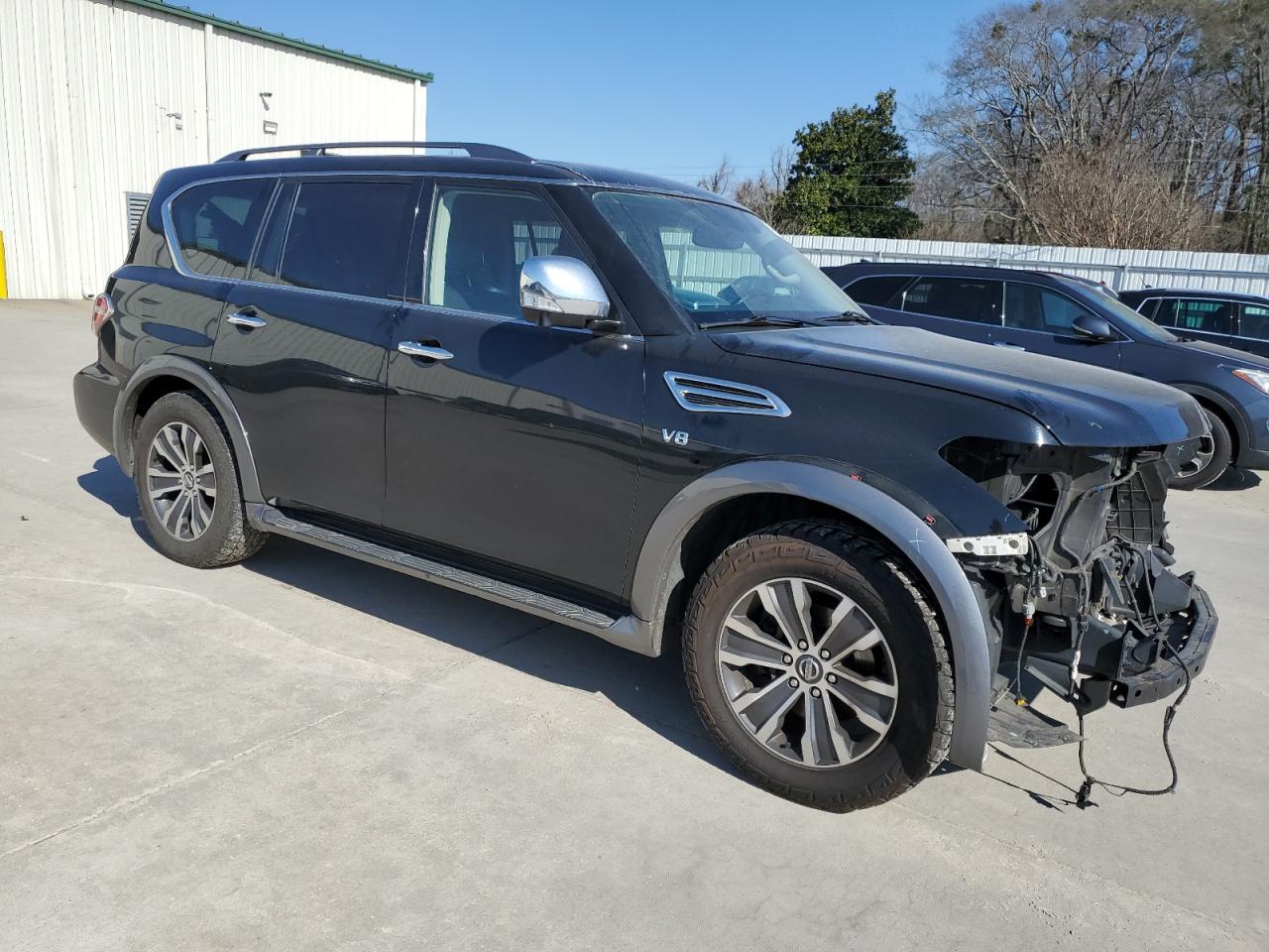 2018 Nissan Armada VIN JN8AY2ND3J9050896 Copart auction photo, front end damage thumbnail 4