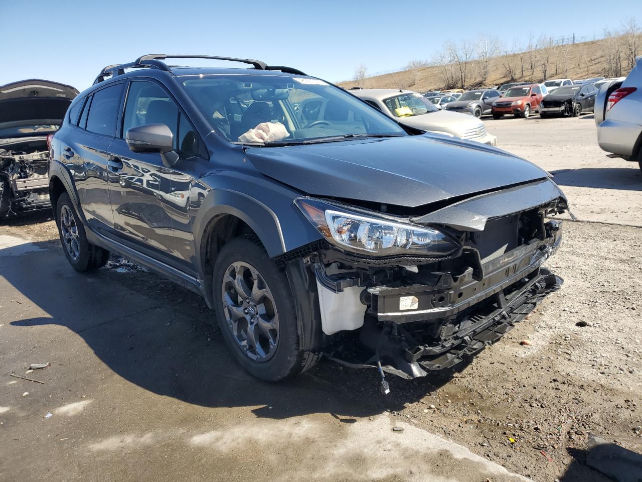 2021 Subaru XV VIN JF2GTHRC3MH329964 Copart auction photo, front end damage thumbnail 4