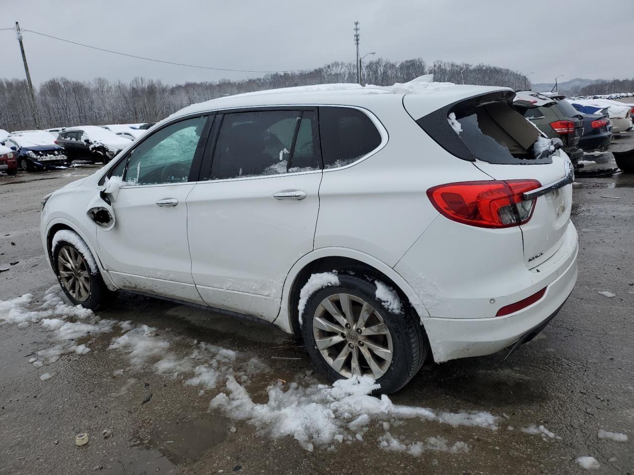2017 Buick Envision VIN LRBFXBSAXHD220417 Copart auction photo, vandalism / rear end damage thumbnail 2