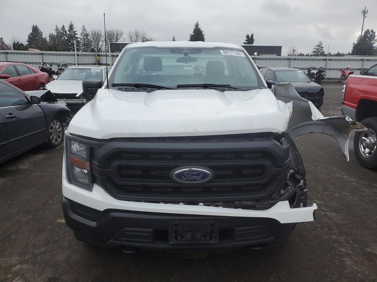 2023 Ford F-150 VIN 1FTMF1EP4PKG14883 Copart auction photo, front end damage thumbnail 5