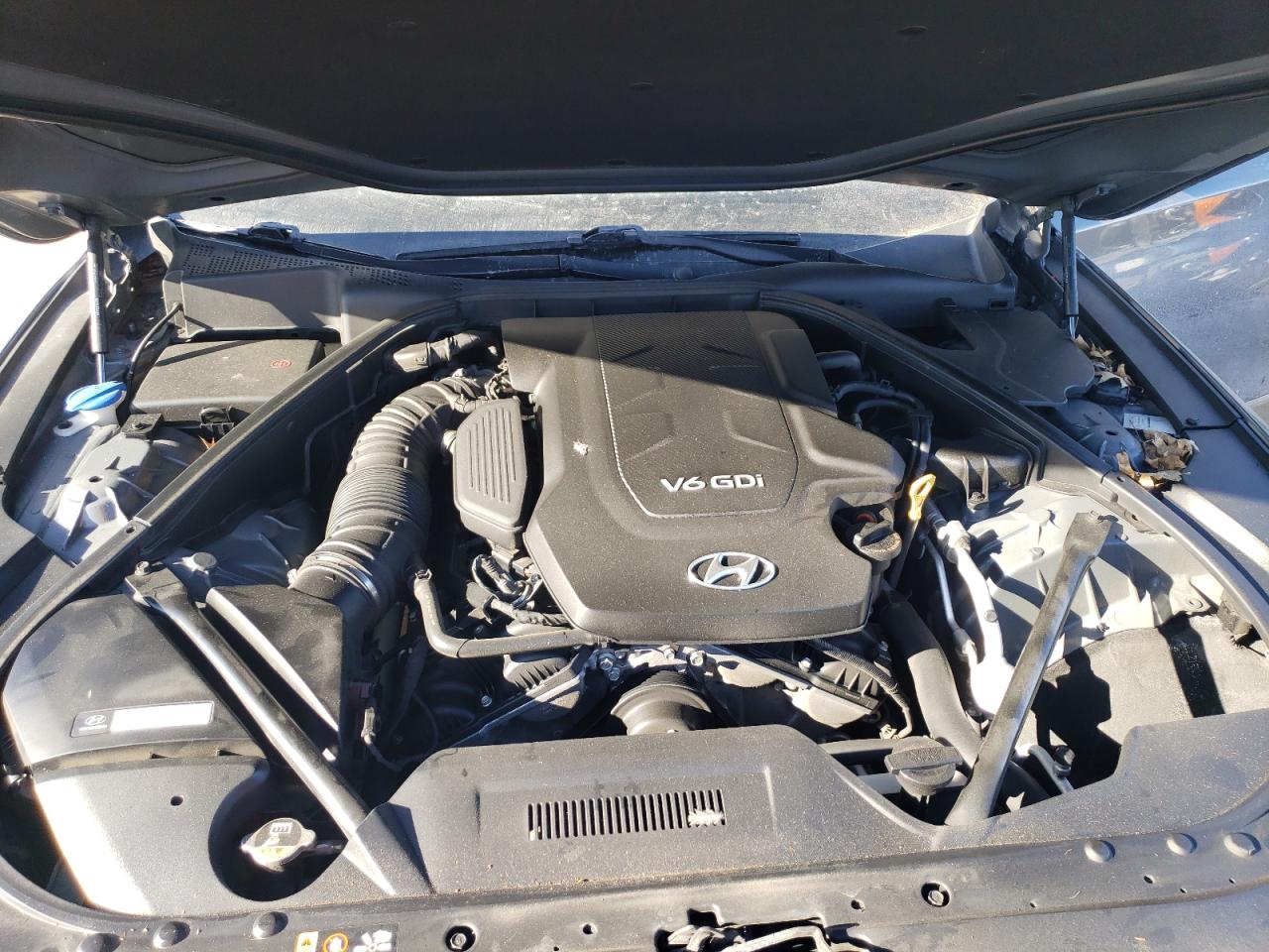 2015 Hyundai Genesis VIN KMHGN4JE3FU025134 Copart auction photo, rear end / side damage thumbnail 11