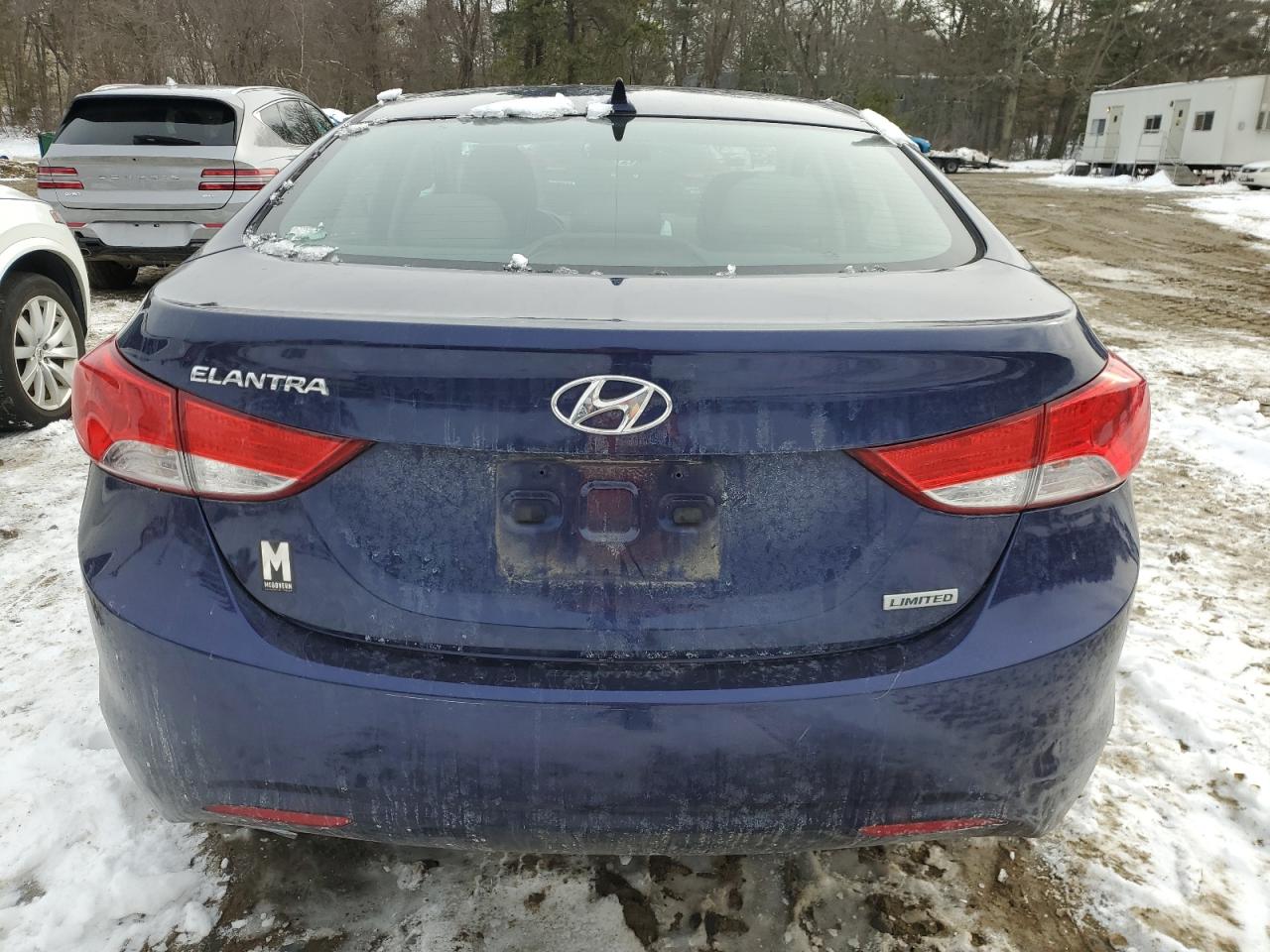 2013 Hyundai Elantra VIN 5NPDH4AE0DH214409 Copart auction photo, front end / minor dent/scratches damage thumbnail 6