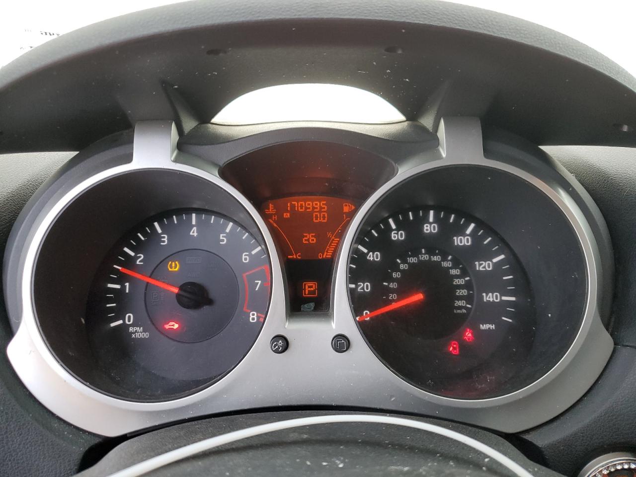 2011 Nissan Juke VIN JN8AF5MVXBT012684 Copart auction photo, all over / hail damage thumbnail 9