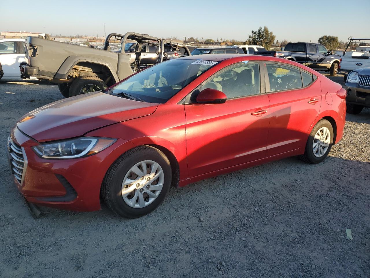 2017 Hyundai Elantra VIN 5NPD74LF7HH073370