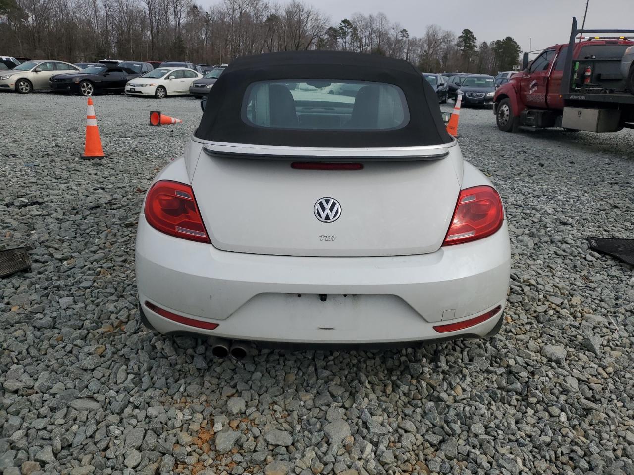 2014 Volkswagen Beetle VIN 3VW5L7AT7EM818177 Copart auction photo, front end damage thumbnail 6