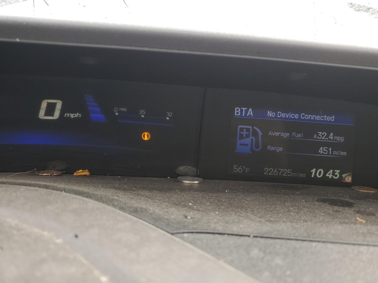 2012 Honda Civic VIN 2HGFG3B82CH539537 Copart auction photo, rollover damage thumbnail 9