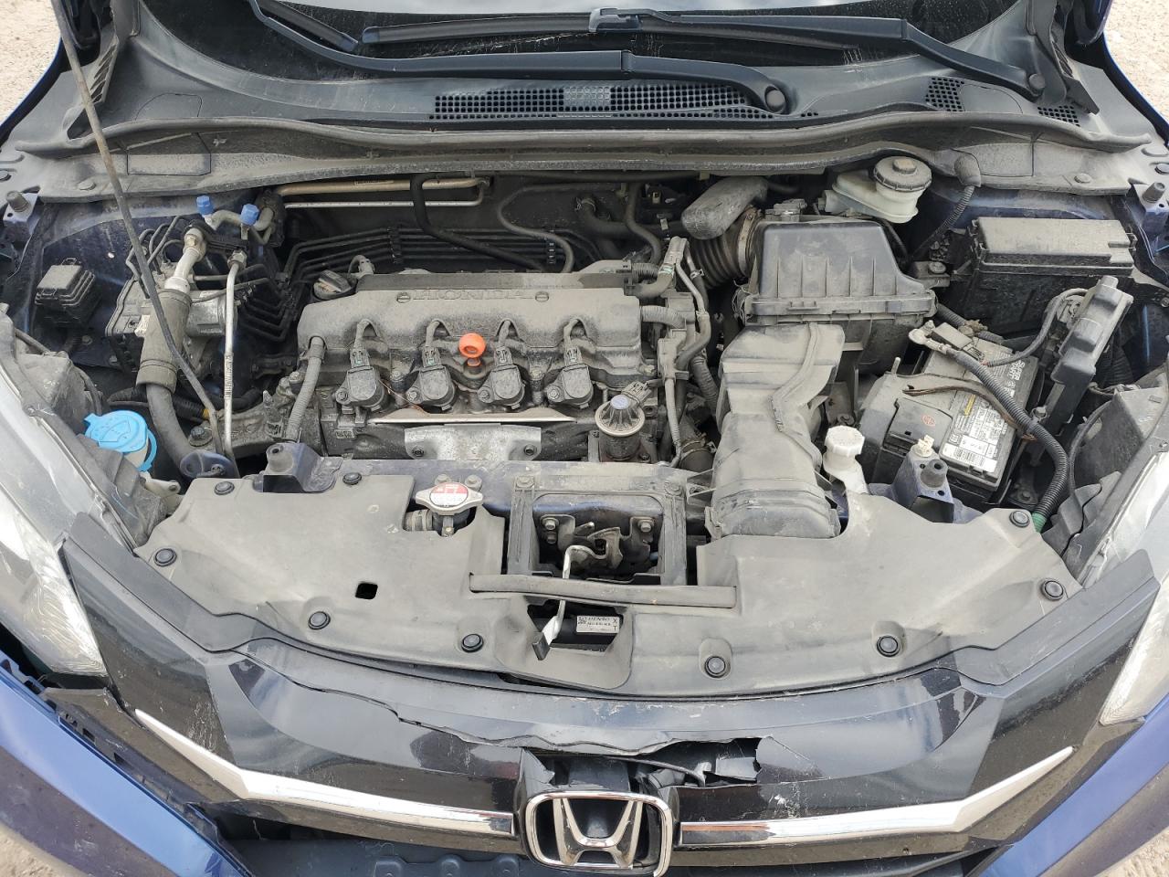 2016 Honda HR-V VIN 3CZRU6H50GM742480 Copart auction photo, rear end / front end damage thumbnail 12