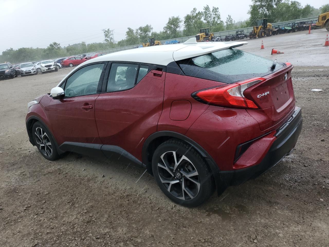 2018 Toyota C-HR VIN NMTKHMBX1JR051197 Copart auction photo, all over damage thumbnail 2