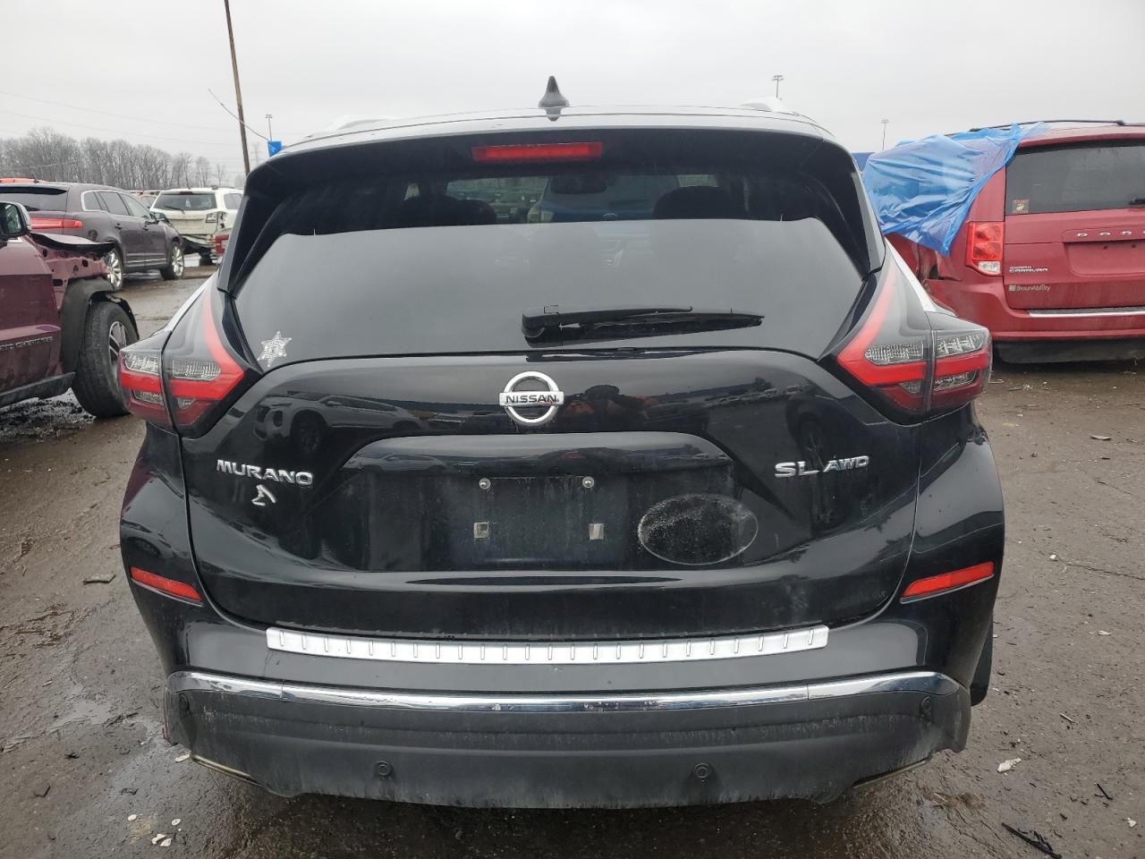 2019 Nissan Murano VIN 5N1AZ2MS0KN166473 Copart auction photo, all over damage thumbnail 6