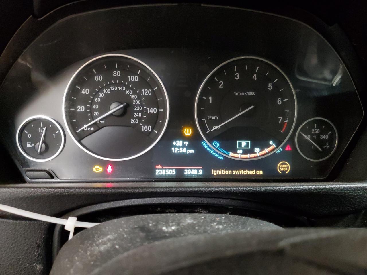 2013 BMW 3er VIN WBA3B3C54DF533548 Copart auction photo, mechanical damage thumbnail 9