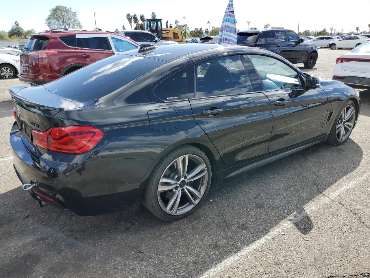 2015 BMW 4er VIN WBA4B1C51FG241376 Copart auction photo, side / front end damage thumbnail 3
