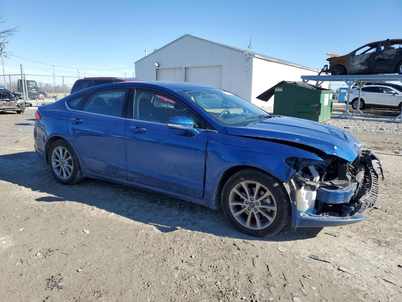 2017 Ford Fusion VIN 3FA6P0HD1HR404603 Copart auction photo, front end / minor dent/scratches damage thumbnail 4