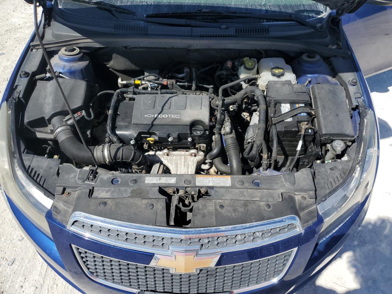 2012 Chevrolet Cruze VIN 1G1PJ5SC9C7219656 Copart auction photo, side / front end damage thumbnail 11