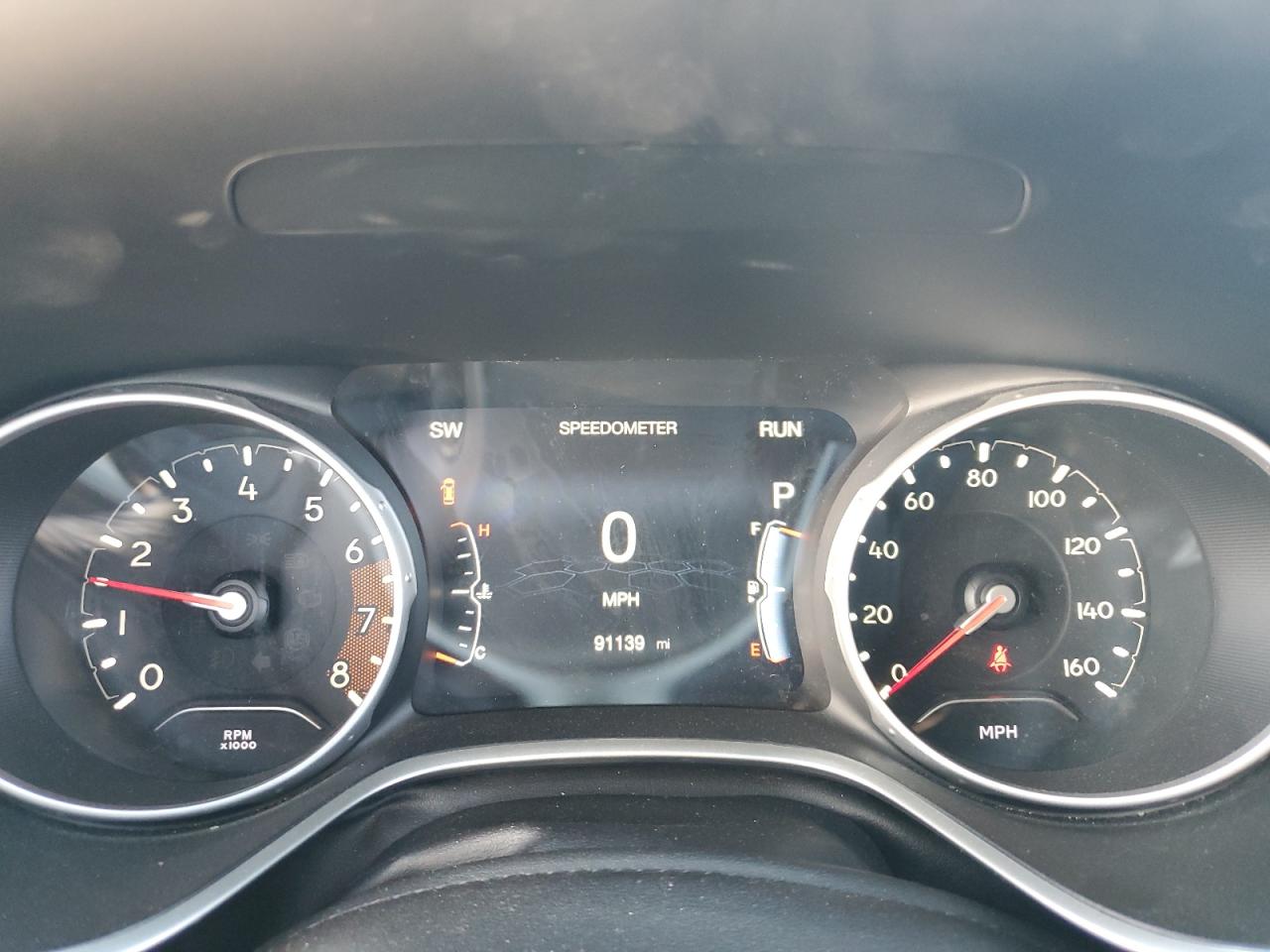 2018 Jeep Compass VIN 3C4NJCBBXJT466591 Copart auction photo, rear end / minor dent/scratches damage thumbnail 9