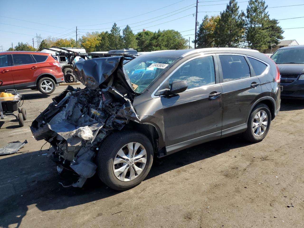 2013 Honda CR-V VIN 5J6RM4H73DL019242