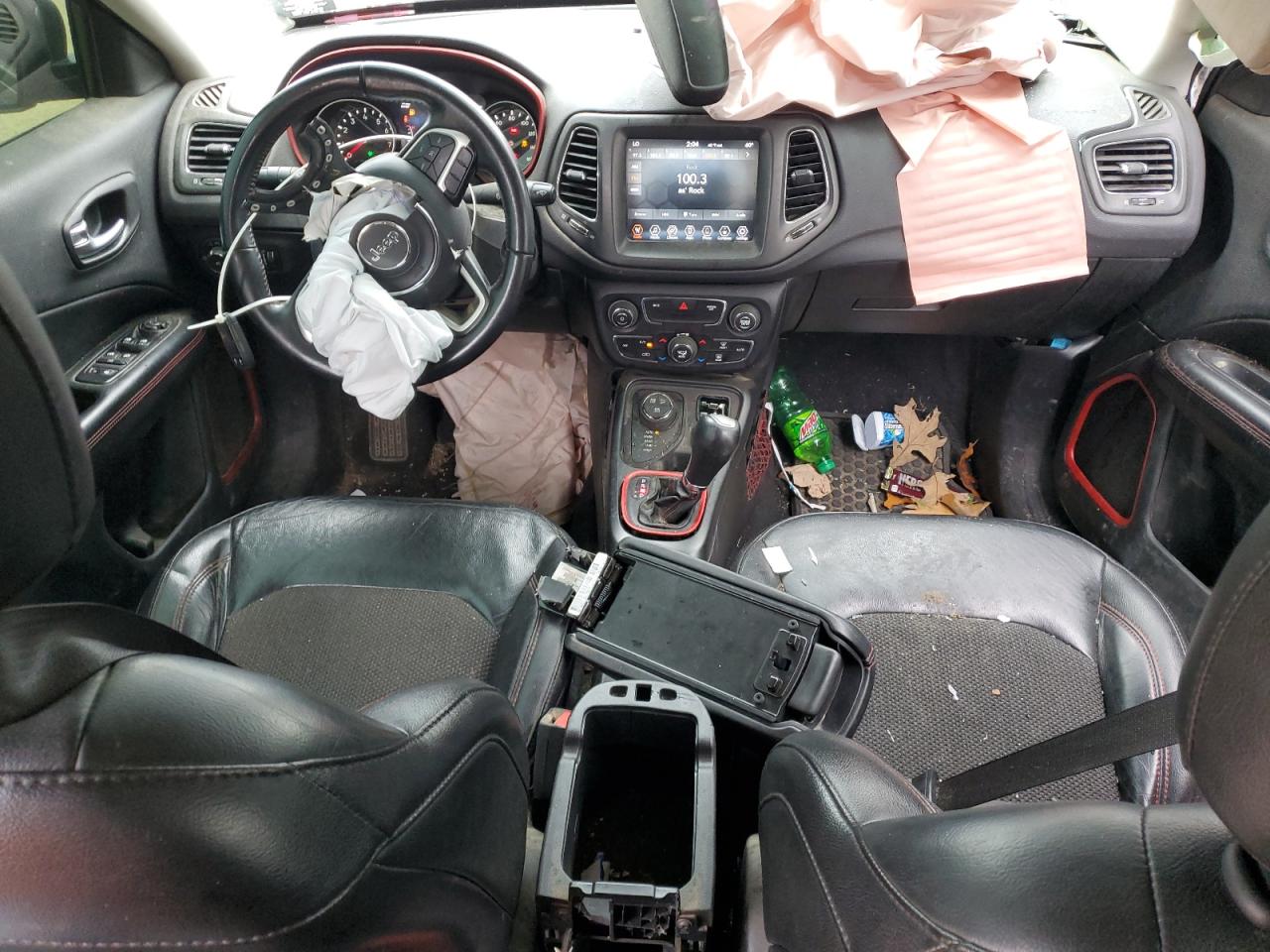 2019 Jeep Compass VIN 3C4NJDDB8KT728502 Copart auction photo, all over damage thumbnail 8