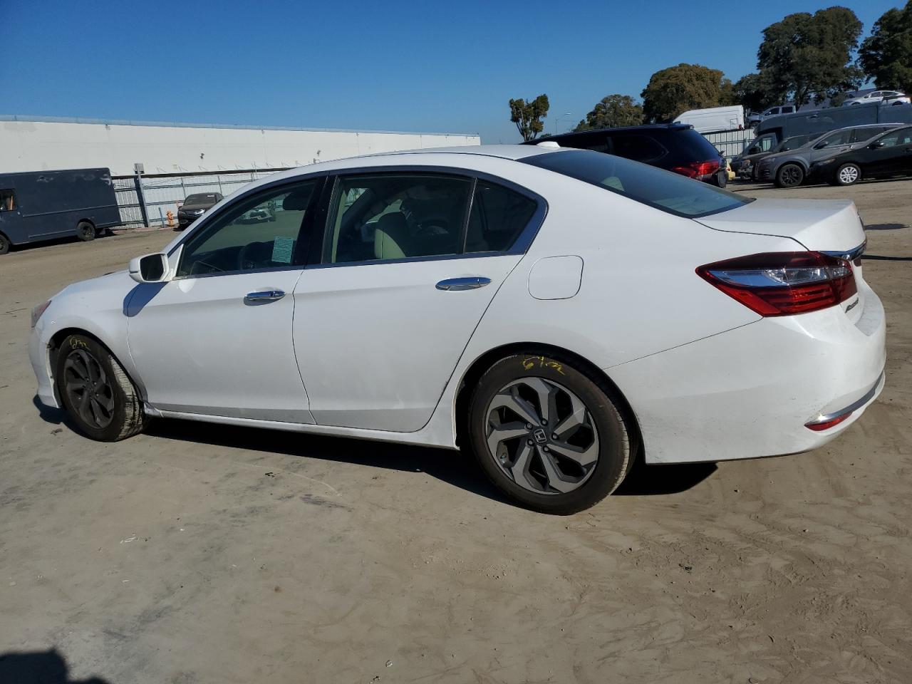 2016 Honda Accord VIN 1HGCR2F96GA211911 Copart auction photo, undercarriage / front end damage thumbnail 2