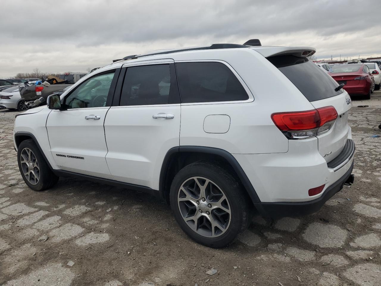 2019 Jeep Grand Cherokee VIN 1C4RJFBG6KC688623 Copart auction photo, top/roof / front end damage thumbnail 2