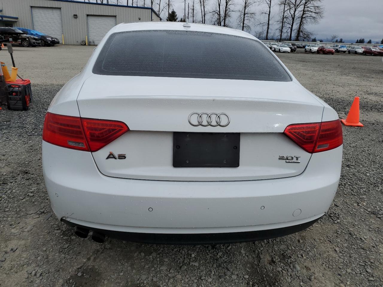 2013 Audi A5 VIN WAULFAFR4DA064353 Copart auction photo, vandalism damage thumbnail 6