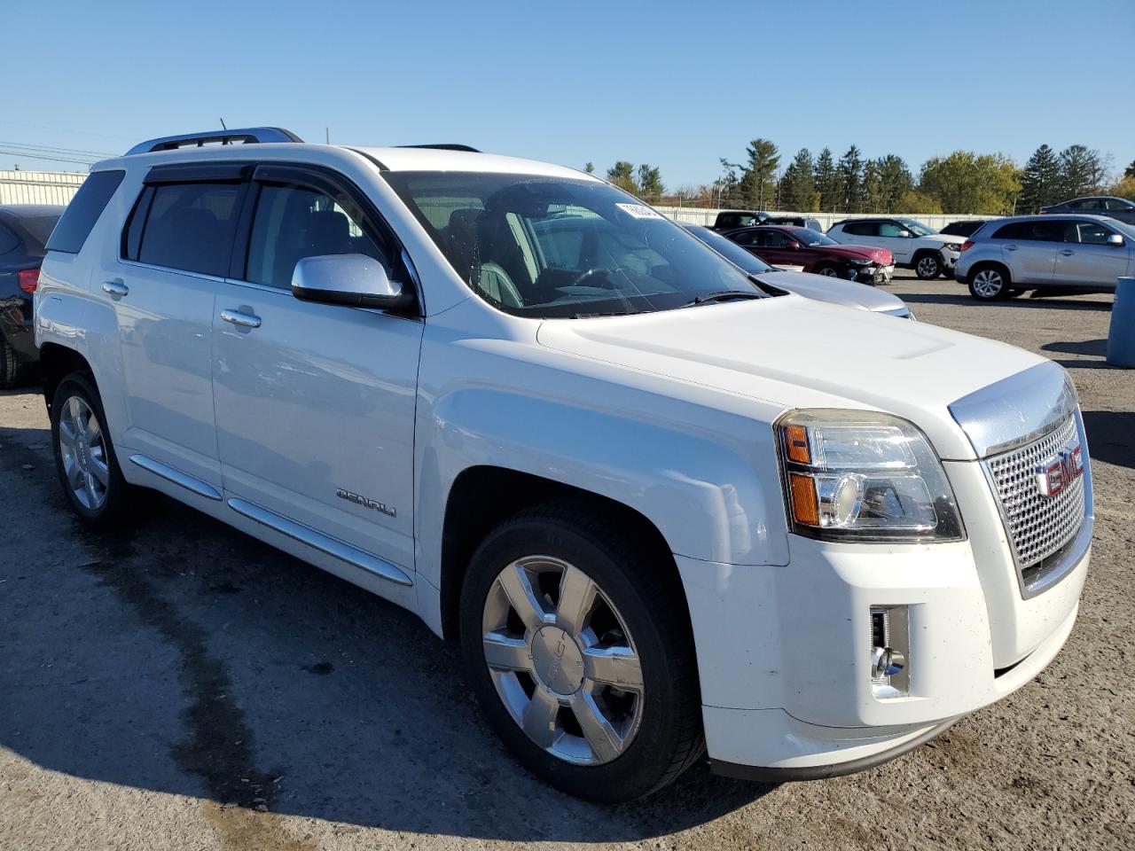 2014 GMC Terrain VIN 2GKFLZE37E6176734 Copart auction photo, rear end / side damage thumbnail 4