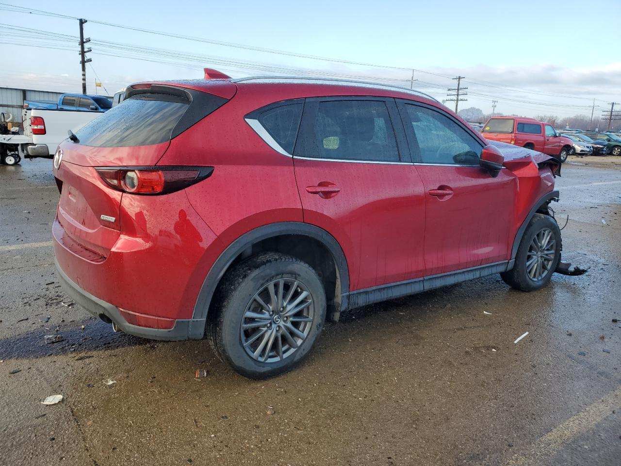 2018 Mazda CX-5 VIN JM3KFBBM1J0341550 Copart auction photo, all over / mechanical damage thumbnail 3