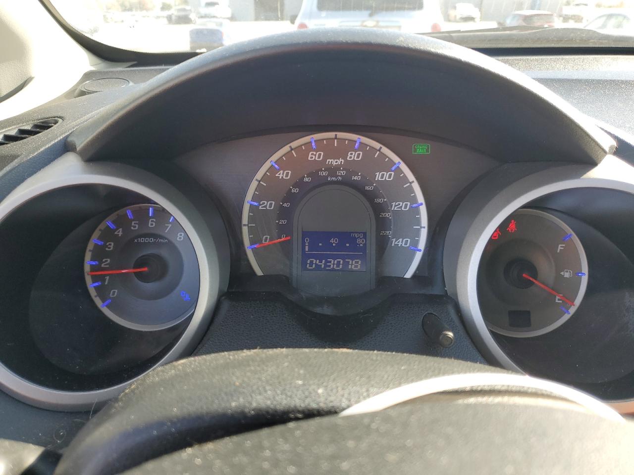 2011 Honda Fit VIN JHMGE8H52BC024301 Copart auction photo, rear end damage thumbnail 9