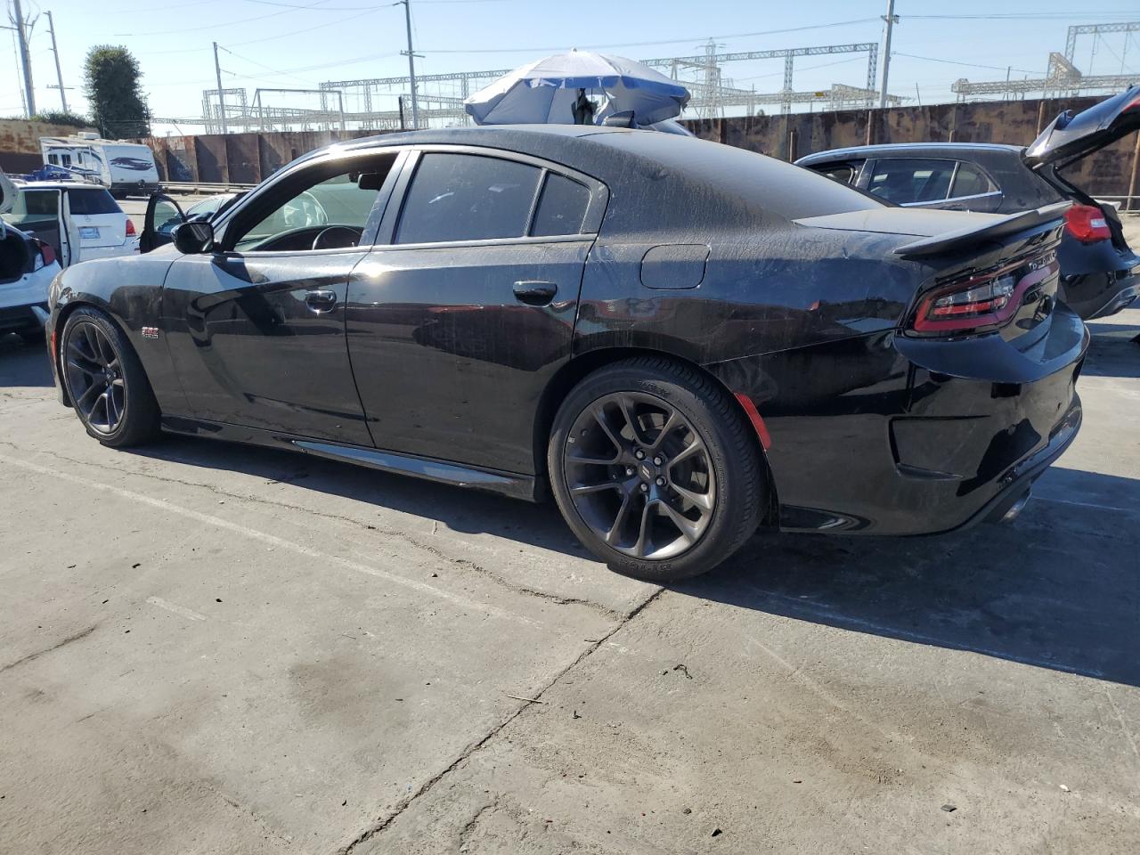 2020 Dodge Charger VIN 2C3CDXGJXLH232103 Copart auction photo, vandalism / stripped damage thumbnail 2