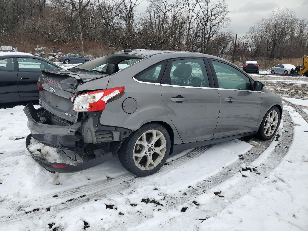 2014 Ford Focus VIN 1FADP3J28EL201865 Copart auction photo, rear end damage thumbnail 3