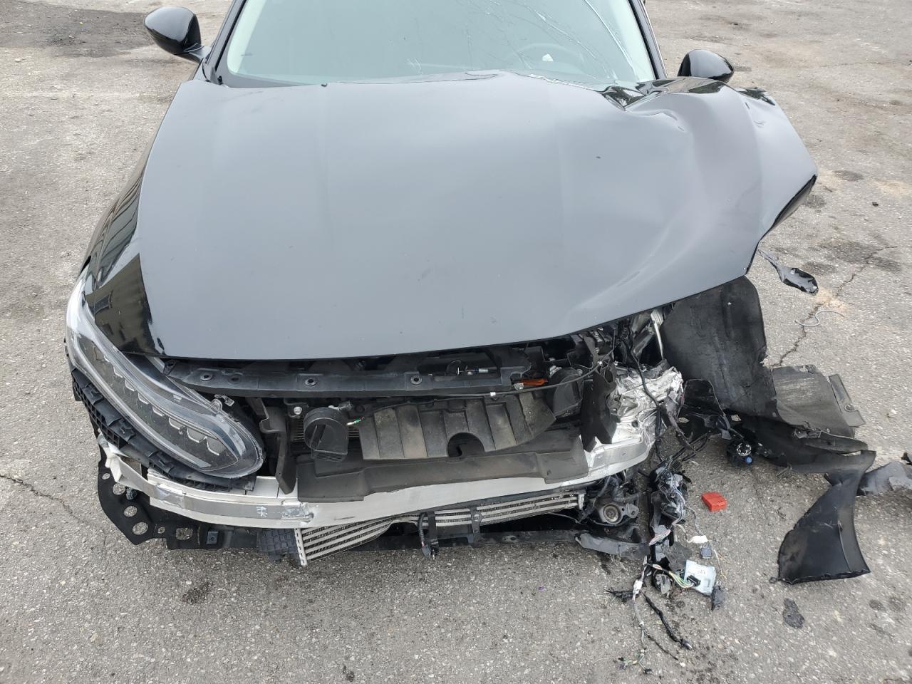 2021 Honda Accord VIN 1HGCV2F9XMA018135 Copart auction photo, front end damage thumbnail 13