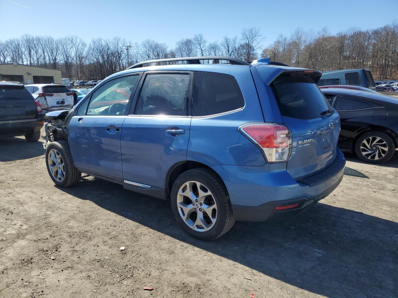 2017 Subaru Forester VIN JF2SJAWC8HH555550 Copart auction photo, all over damage thumbnail 2
