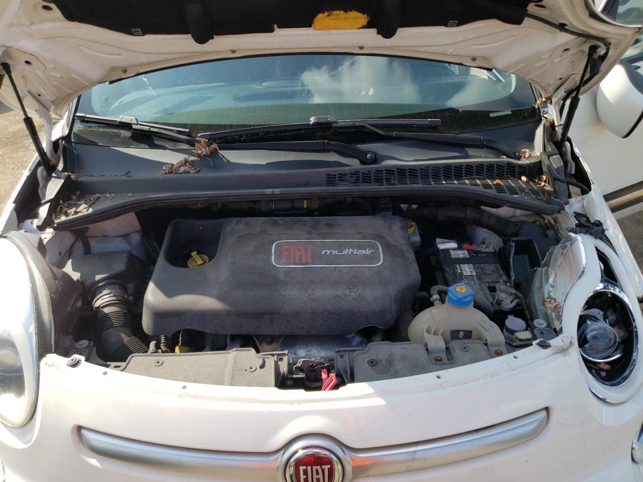 2014 Fiat 500 VIN ZFBCFADH2EZ006597 Copart auction photo, front end / rear end damage thumbnail 12