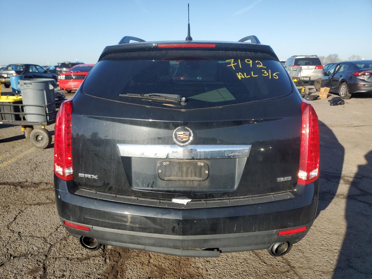 2012 Cadillac SRX VIN 3GYFNGE39CS657443 Copart auction photo, front end / side damage thumbnail 6