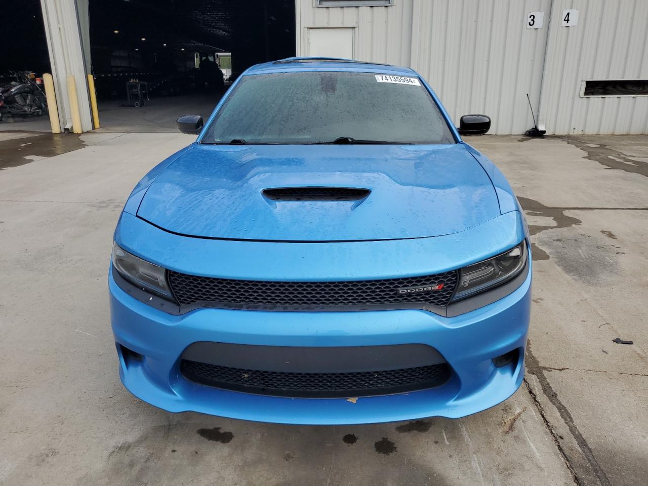2019 Dodge Charger VIN 2C3CDXHG9KH568228 Copart auction photo, top/roof / all over damage thumbnail 5