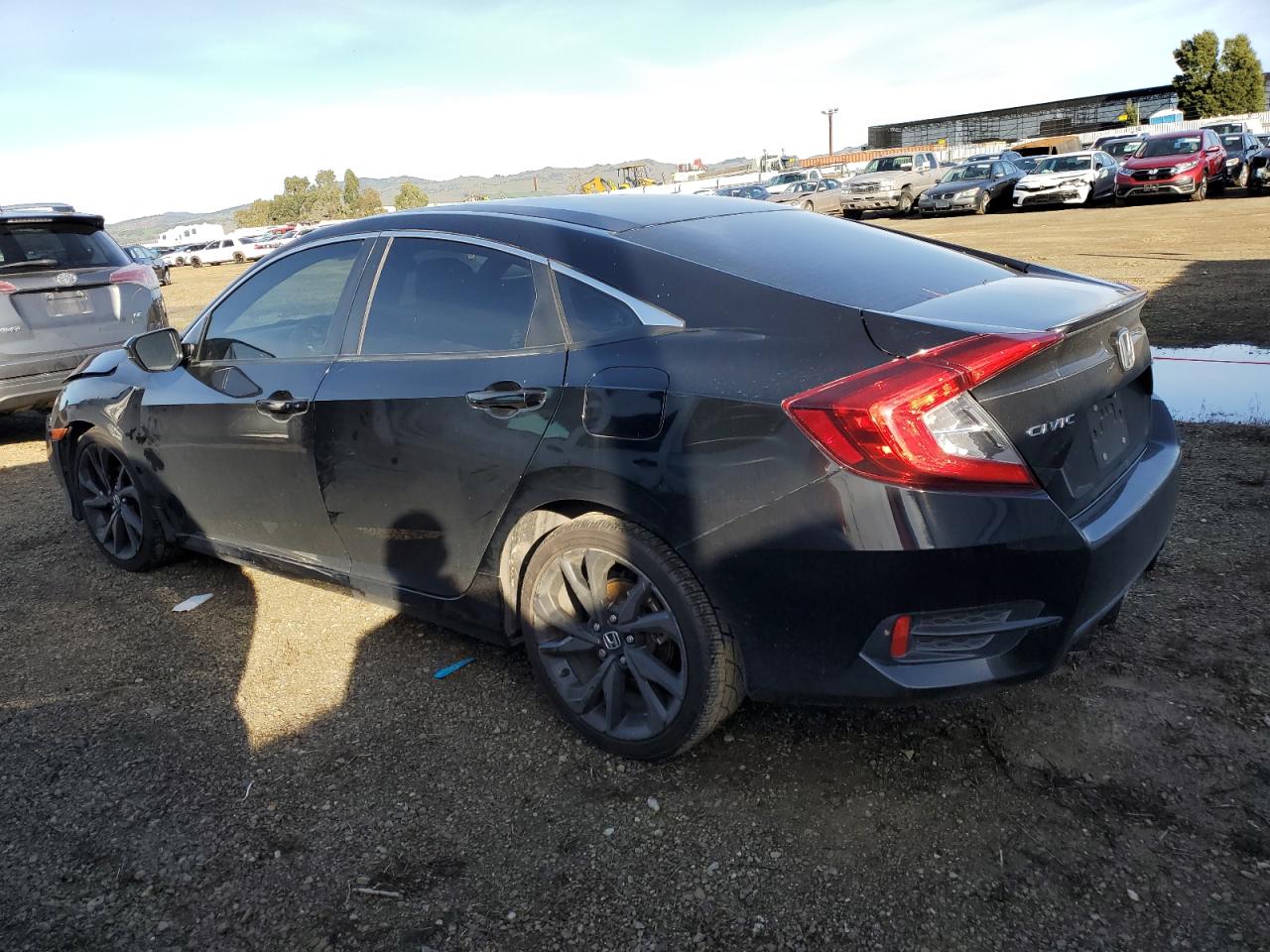 2021 Honda Civic VIN 19XFC2F83ME201205 Copart auction photo, front end damage thumbnail 2
