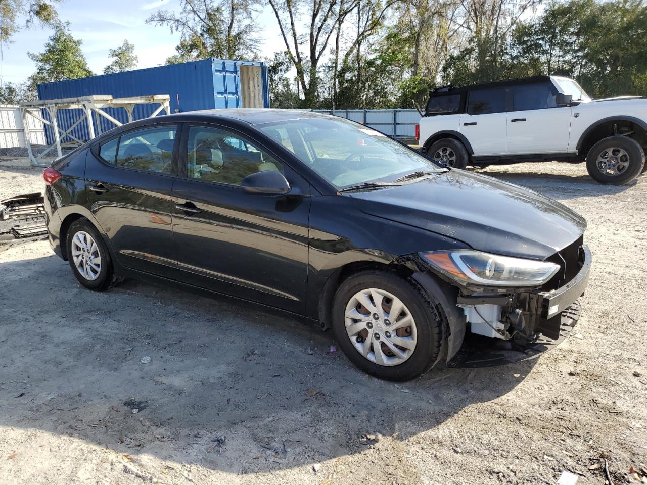 2018 Hyundai Elantra VIN 5NPD74LF8JH233293 Copart auction photo, front end damage thumbnail 4