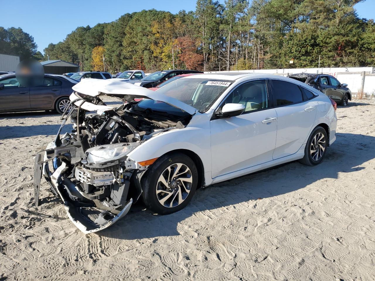 2016 Honda Civic VIN 19XFC2F73GE248021