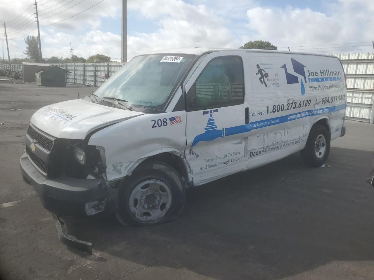 2017 Chevrolet Express VIN 1GCWGAFF3H1347075